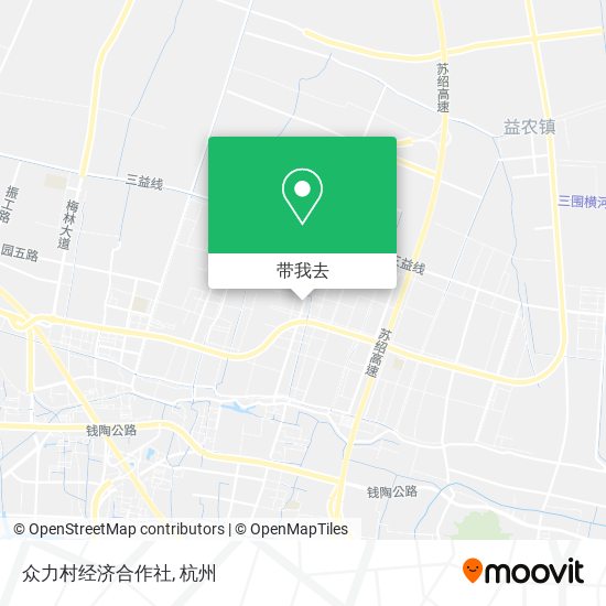 众力村经济合作社地图