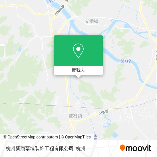 杭州新翔幕墙装饰工程有限公司地图