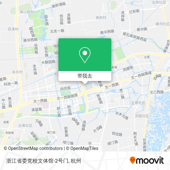 浙江省委党校文体馆-2号门地图