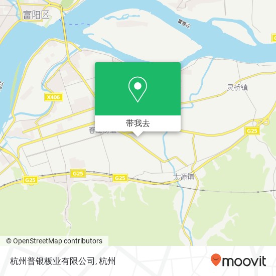 杭州普银板业有限公司地图