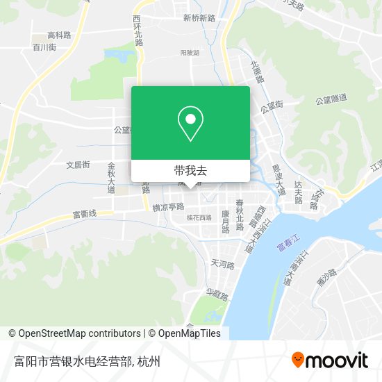 富阳市营银水电经营部地图