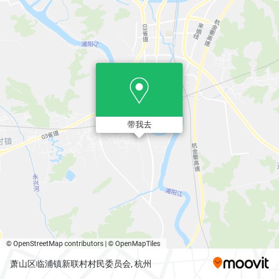 萧山区临浦镇新联村村民委员会地图