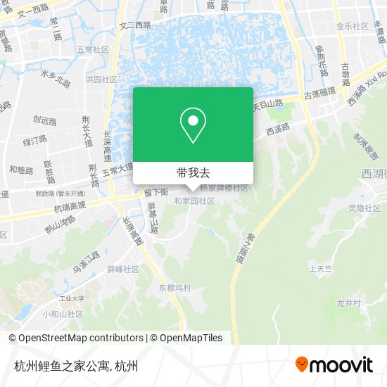 杭州鲤鱼之家公寓地图