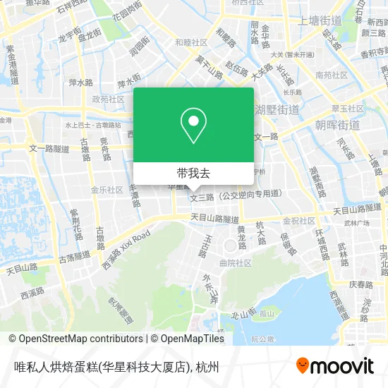 唯私人烘焙蛋糕(华星科技大厦店)地图