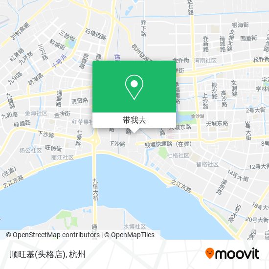 顺旺基(头格店)地图