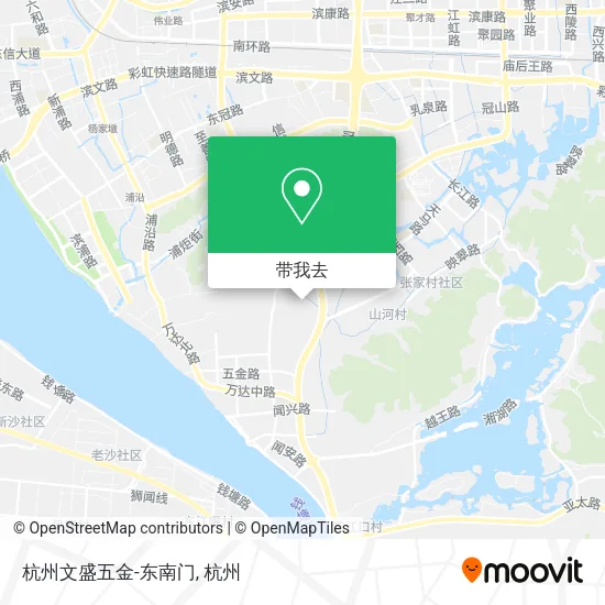 杭州文盛五金-东南门地图