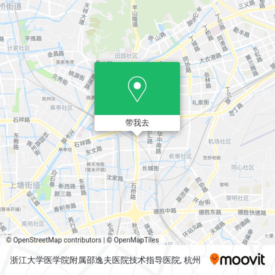 浙江大学医学院附属邵逸夫医院技术指导医院地图