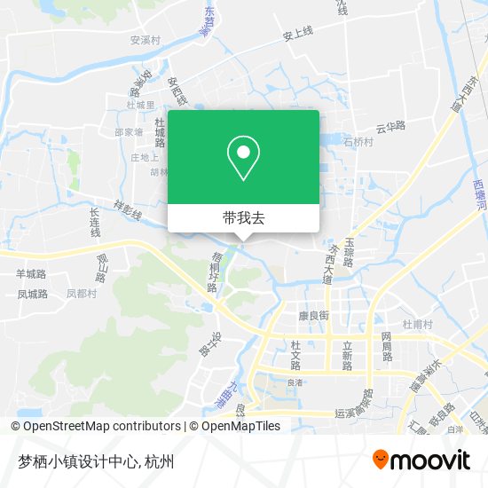 梦栖小镇设计中心地图