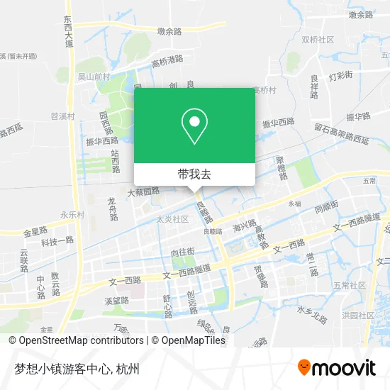 梦想小镇游客中心地图