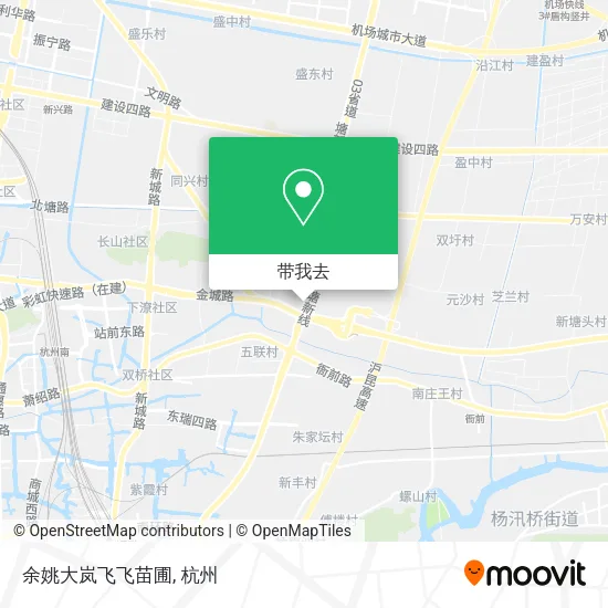 余姚大岚飞飞苗圃地图