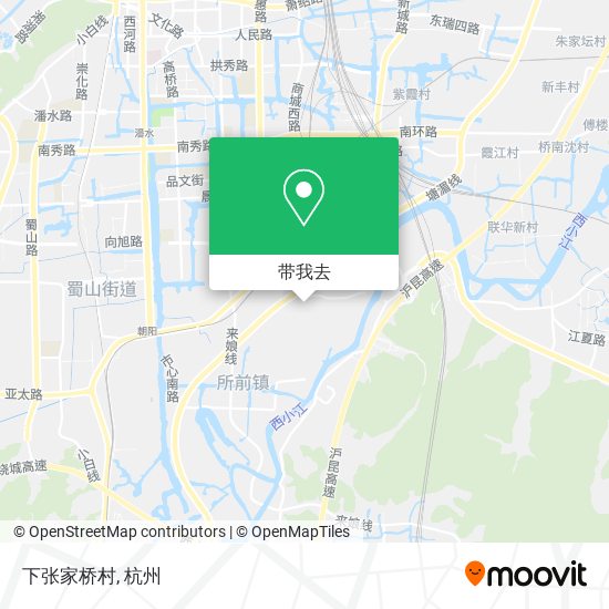 下张家桥村地图