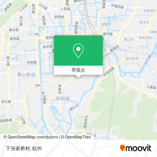 下张家桥村地图