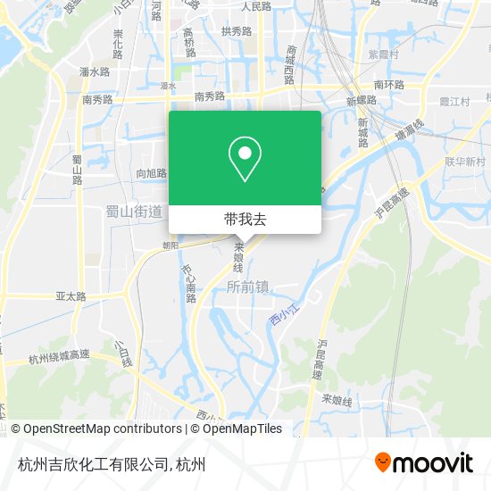 杭州吉欣化工有限公司地图