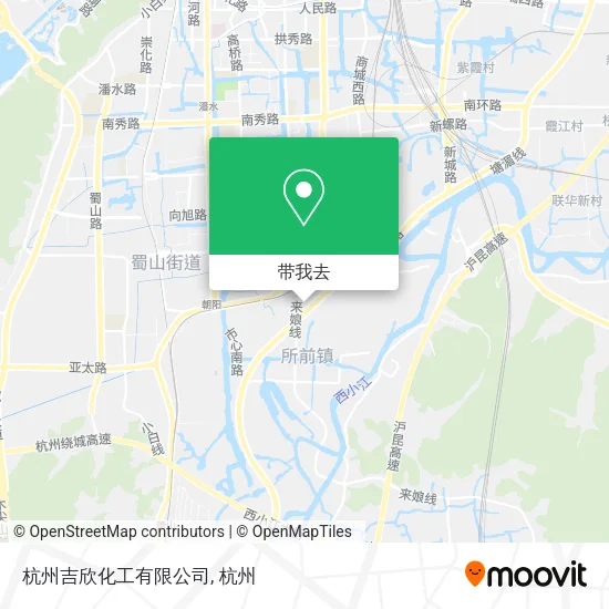 杭州吉欣化工有限公司地图