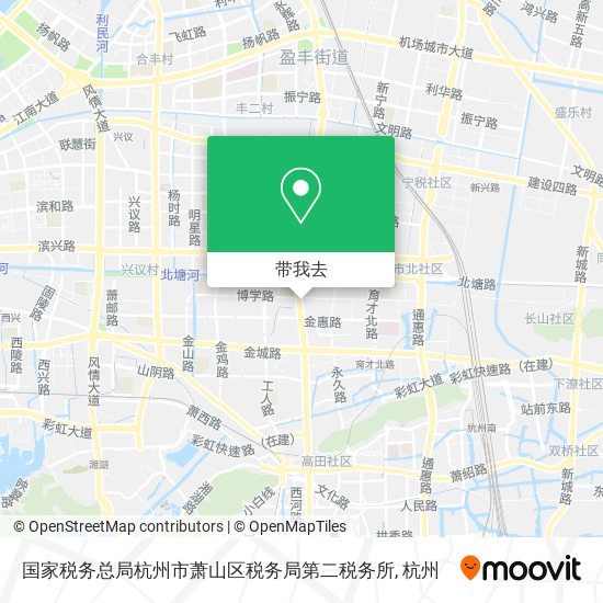 国家税务总局杭州市萧山区税务局第二税务所地图