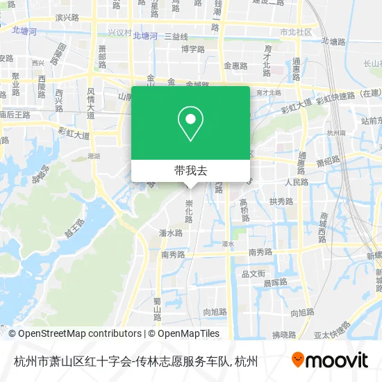 杭州市萧山区红十字会-传林志愿服务车队地图