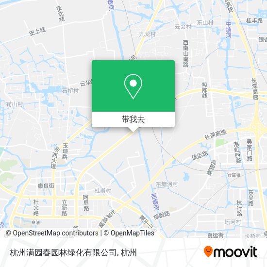 杭州满园春园林绿化有限公司地图