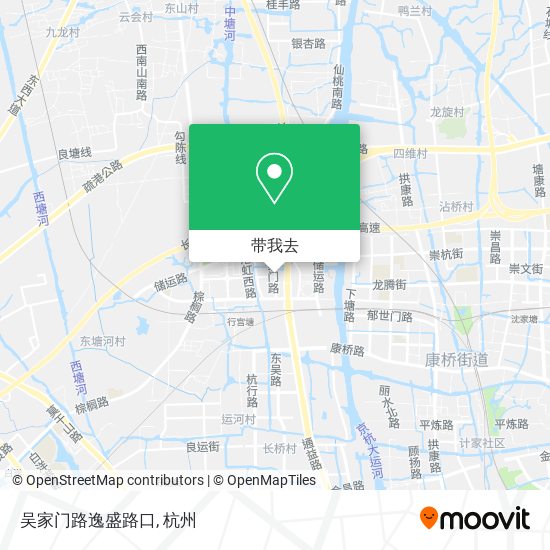 吴家门路逸盛路口地图