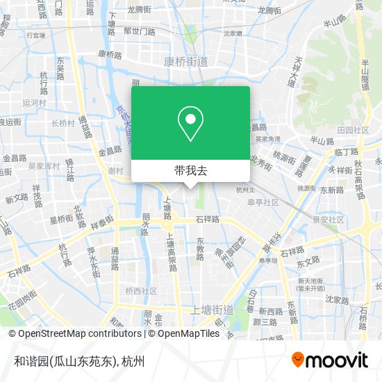 和谐园(瓜山东苑东)地图