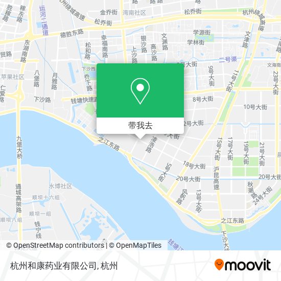 杭州和康药业有限公司地图
