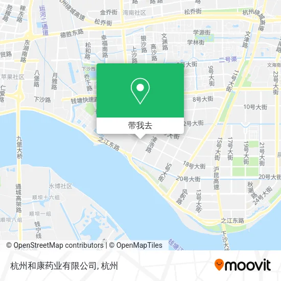 杭州和康药业有限公司地图