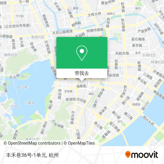 丰禾巷36号-1单元地图