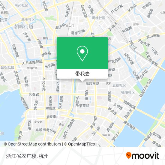 浙江省农广校地图