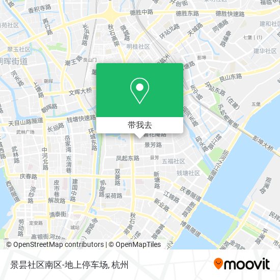 景昙社区南区-地上停车场地图