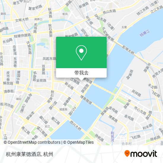 杭州康莱德酒店地图