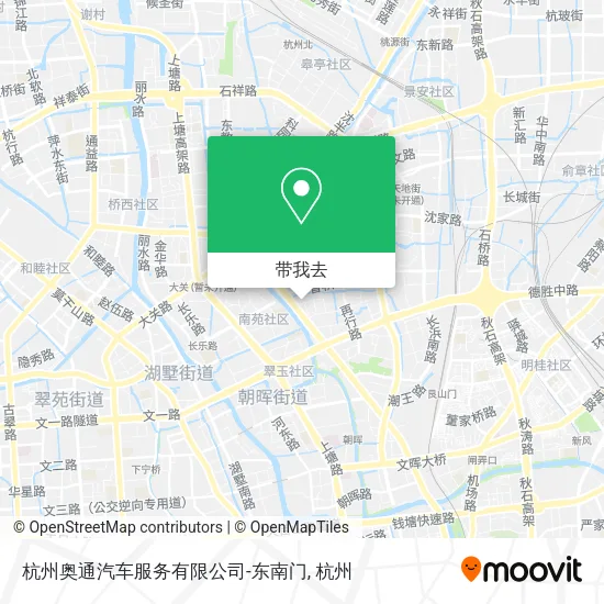 杭州奥通汽车服务有限公司-东南门地图