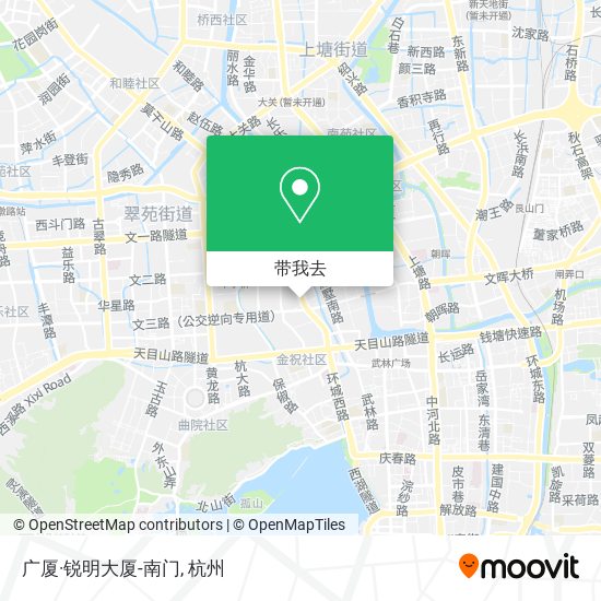 广厦·锐明大厦-南门地图
