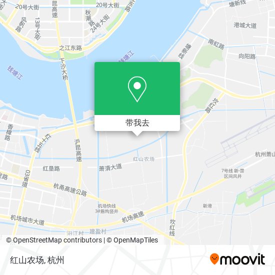 红山农场地图