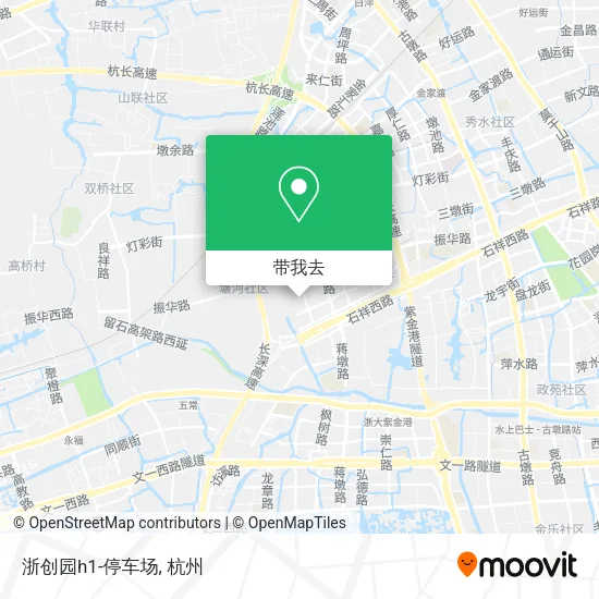 浙创园h1-停车场地图