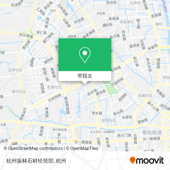 杭州振林石材经营部地图