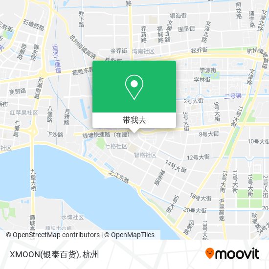 XMOON(银泰百货)地图