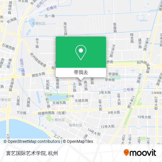 寰艺国际艺术学院地图