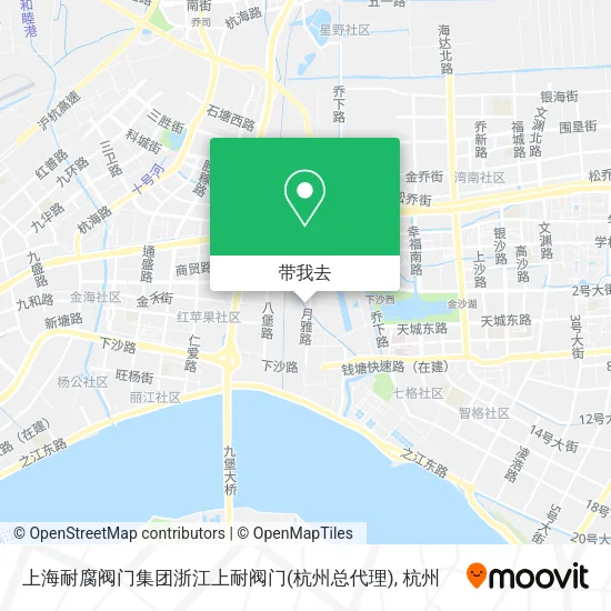 上海耐腐阀门集团浙江上耐阀门(杭州总代理)地图