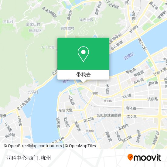 亚科中心-西门地图