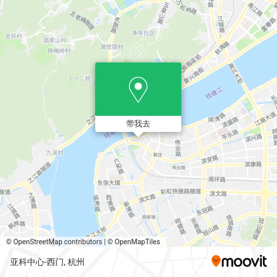 亚科中心-西门地图