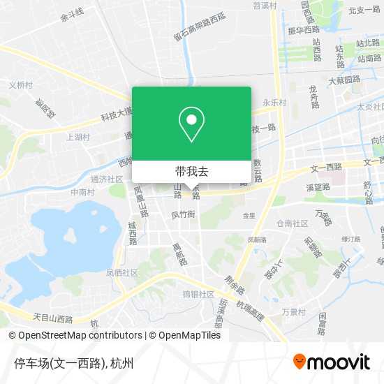 停车场(文一西路)地图