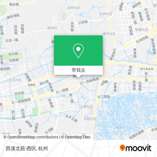 西溪北苑-西区地图