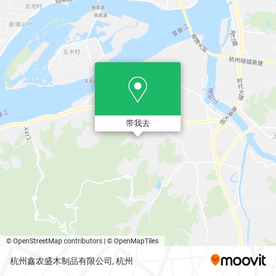 杭州鑫农盛木制品有限公司地图