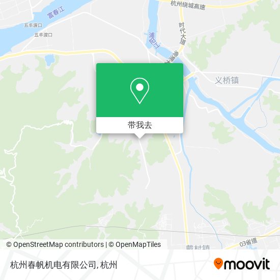 杭州春帆机电有限公司地图