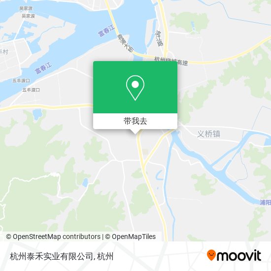 杭州泰禾实业有限公司地图