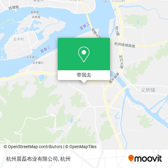 杭州晨磊布业有限公司地图