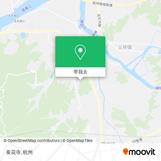 蚕花寺地图