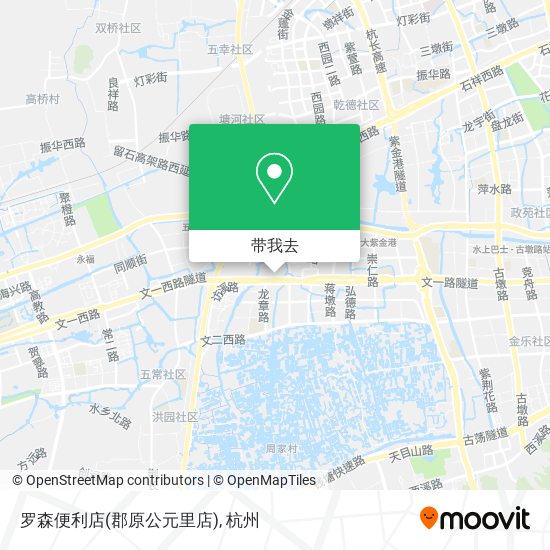 罗森便利店(郡原公元里店)地图