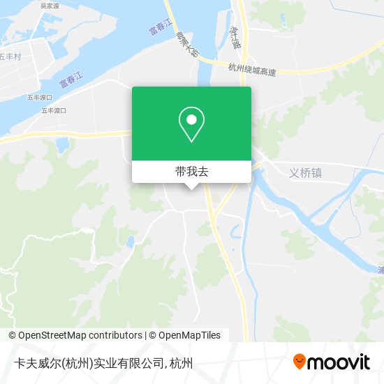 卡夫威尔(杭州)实业有限公司地图
