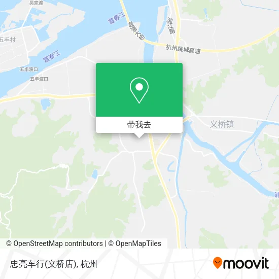 忠亮车行(义桥店)地图