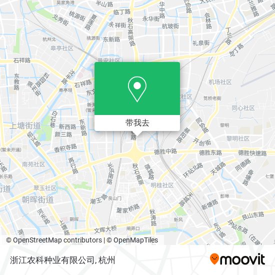 浙江农科种业有限公司地图